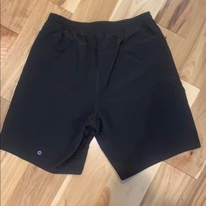 Black Large Long Birddogs Shorts